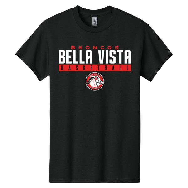 Bella Vista Basketball Heavy Cotton 100% Cotton T Shirt Thumbnail