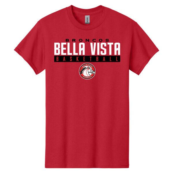 Bella Vista Basketball Heavy Cotton 100% Cotton T Shirt Thumbnail
