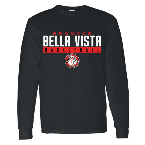 Bella Vista Basketball Heavy Cotton 100% Cotton Long Sleeve T Shirt Thumbnail