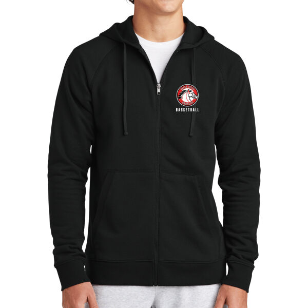 Bella Vista Basketball Drive Fleece Hooded Full Zip Thumbnail