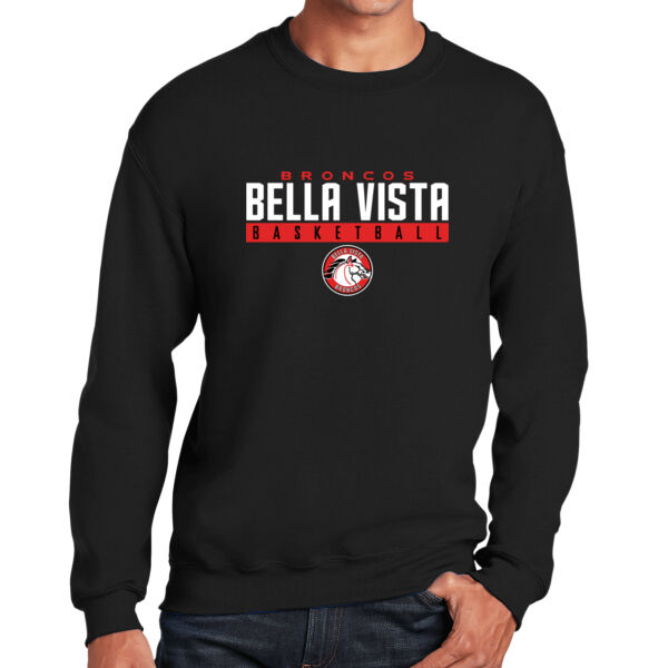 Bella Vista Basketball Heavy Blend Crewneck Sweatshirt Thumbnail