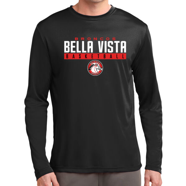 Bella Vista Basketball Long Sleeve PosiCharge Competitor Tee Thumbnail