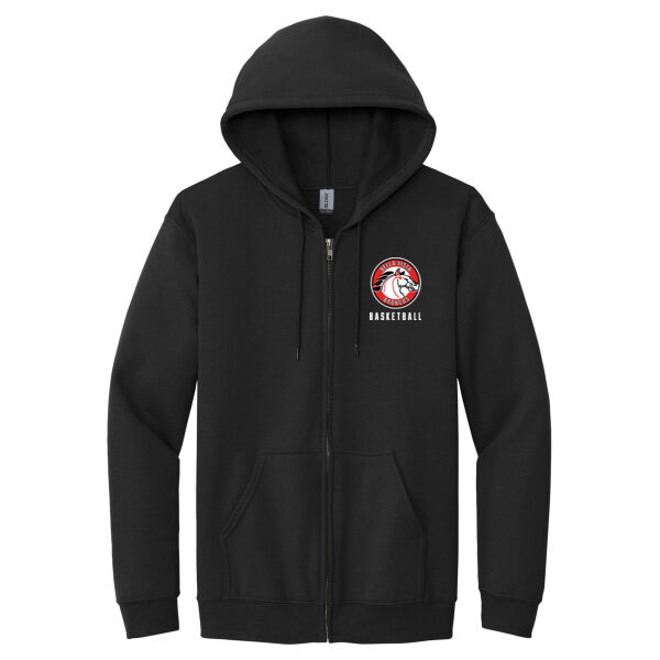 Bella Vista Basketball Heavy Blend Full Zip Hooded Sweatshirt Thumbnail