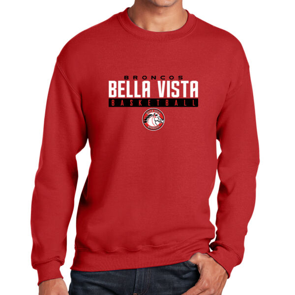 Bella Vista Basketball Heavy Blend Crewneck Sweatshirt Thumbnail