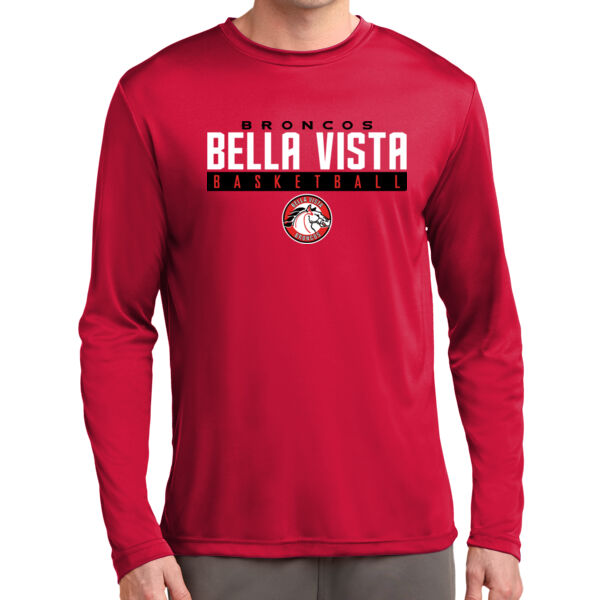 Bella Vista Basketball Long Sleeve PosiCharge Competitor Tee Thumbnail