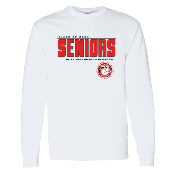 Bella Vista Seniors Heavy Cotton 100% Cotton Long Sleeve T Shirt Thumbnail